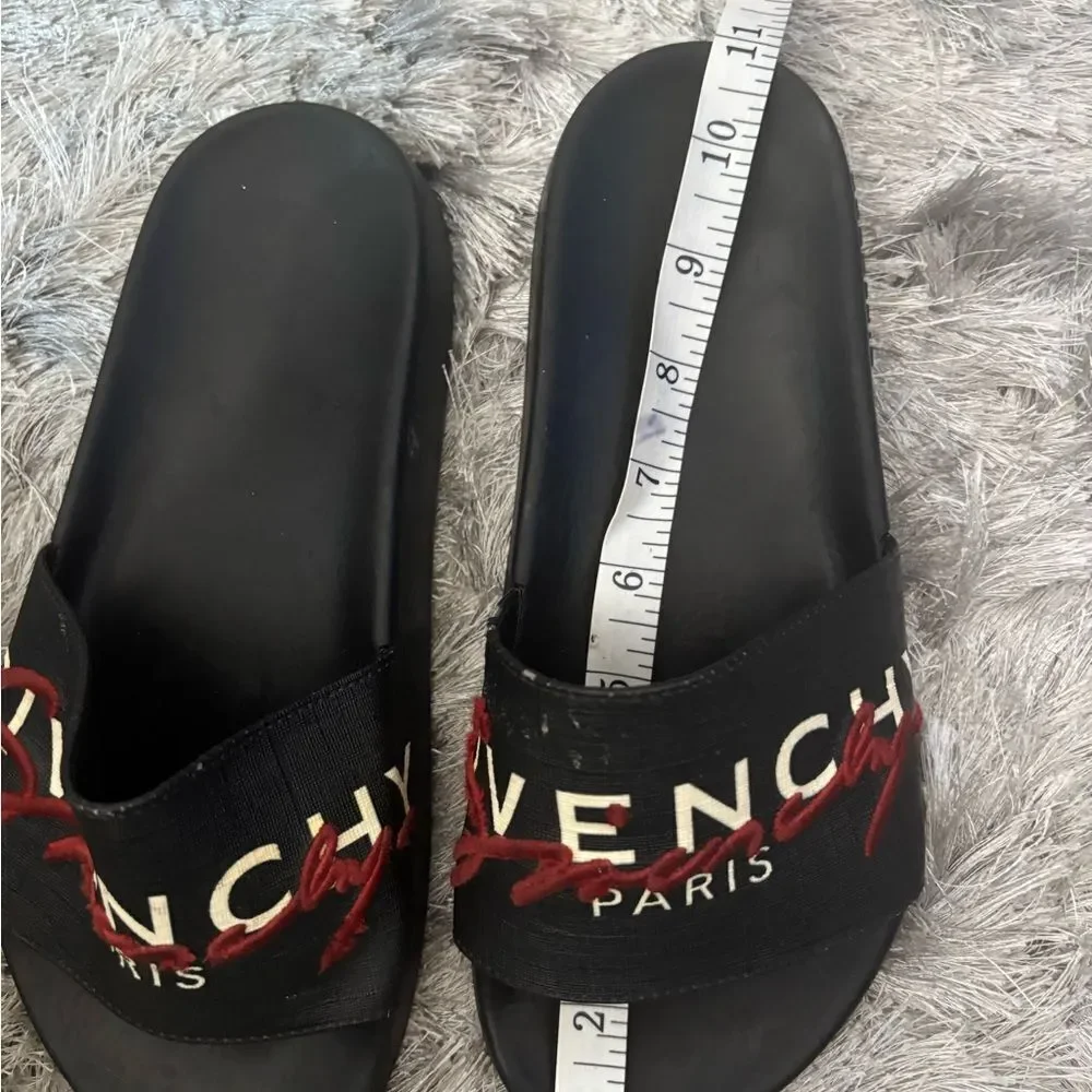 Givenchy logo slides unisex flats pool shoes flip flops slippers